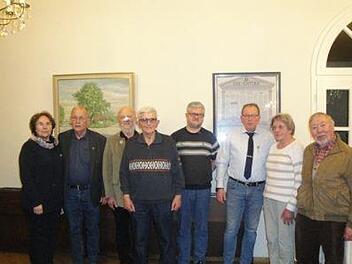Anna Krug, Konrad Tripp, Peter Krug, Friedrich Engelhard, Matthias Reichert, Thomas Hammelmann, Lisa Engelhard und Heinz Krausenberger.Gudrun Hammelmann