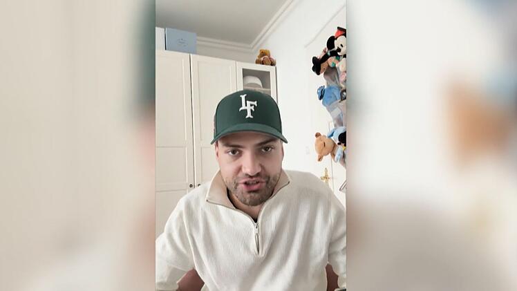 Jimi Blue Ochsenkecht schickte eine Videobotschaft.