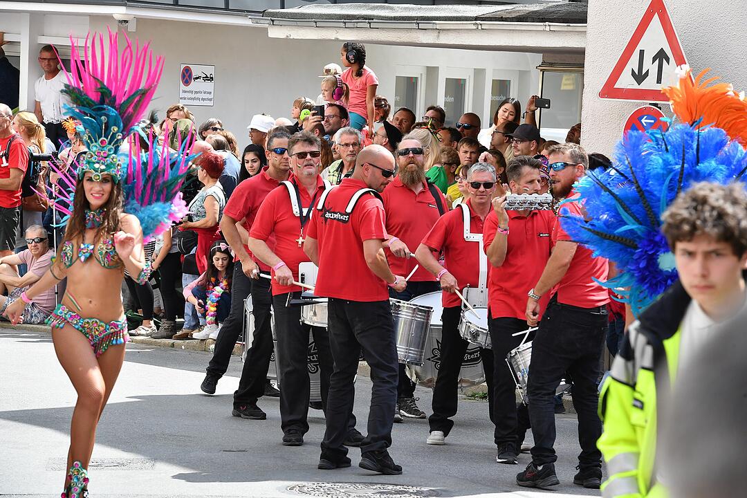 Umzug beim Samba-Festival in Coburg