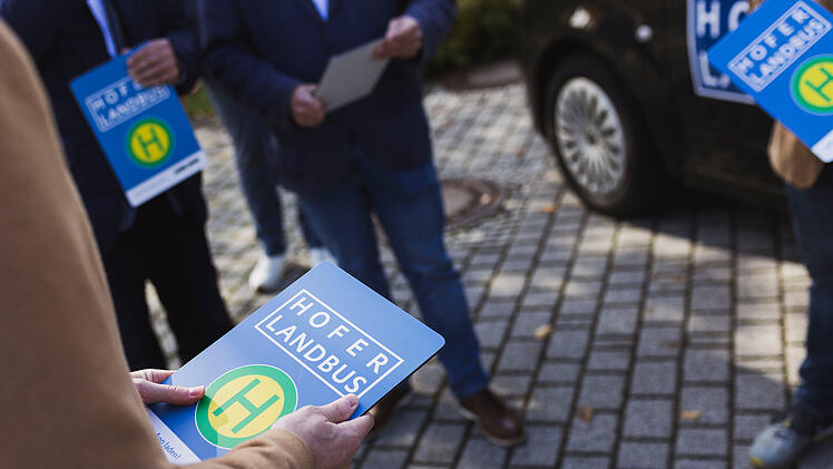 Hofer Landbus fährt jetzt in 10 weiteren Gemeinden - diese Haltestellen werden bedient