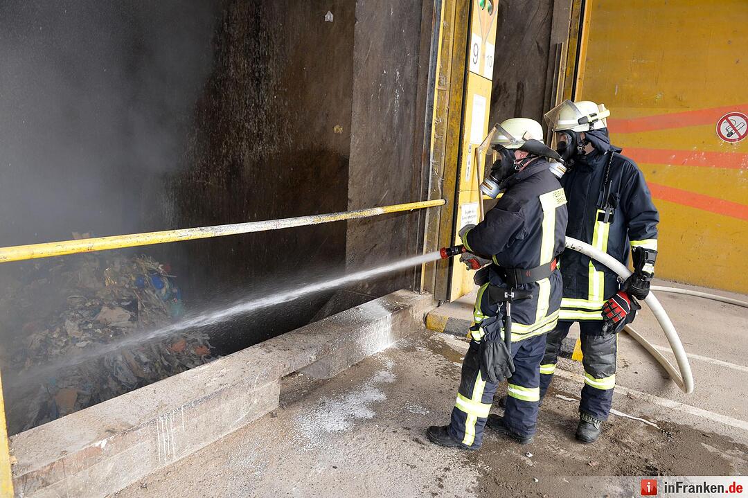 Brand in Müllheizkraftwerk