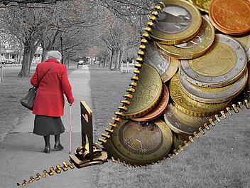 Für Rentner ist oftmals kaum genug zum Leben da.