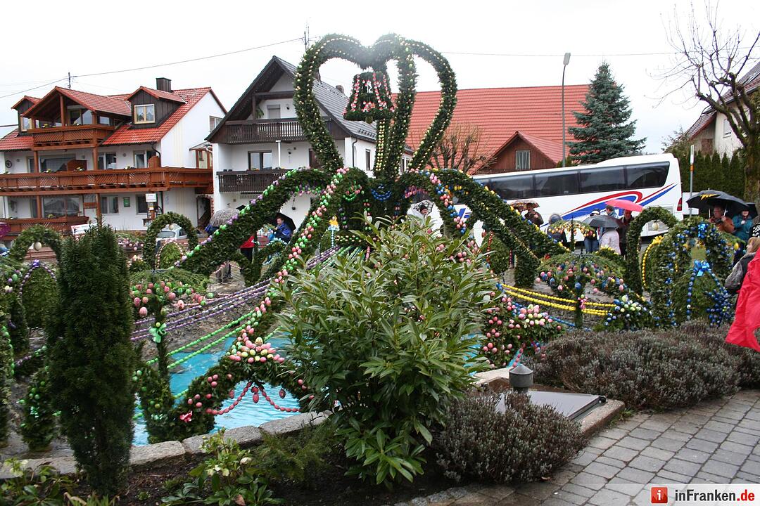 Osterbrunnen in der Fränkischen Schweiz