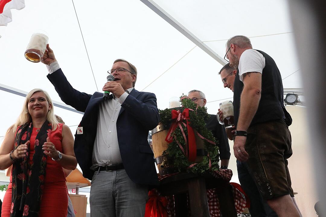 Bamberg; erster Tag mit Bieranstich der Sandkirchweih; Foto: Barbara Herbst