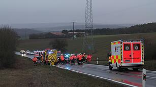 Schwerer Verkehrsunfall in Karlstadt