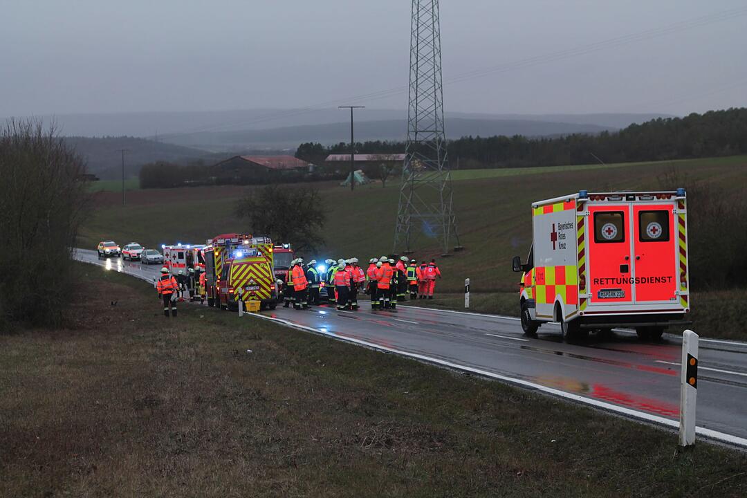 Schwerer Verkehrsunfall in Karlstadt