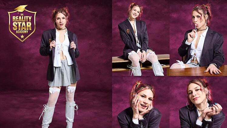 Kandidatin Lilli kann sich &uuml;ber Lob von D&eacute;sir&eacute;e Nick freuen: "Dein Look ist vorbildlich. Du hast etwas kreiert."