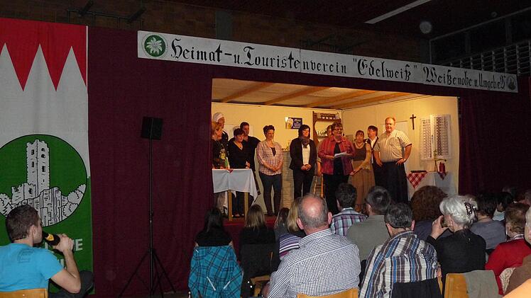 Die Weißenoher spielen auch leidenschaftlich gern Theater.