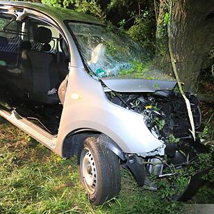 Schweinfurt: Frau und drei Kinder bei Unfall schwer verletzt