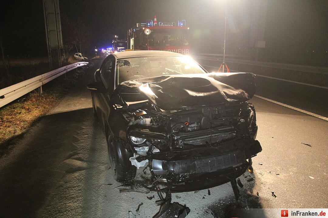 Schwerer Unfall auf A73 bei Eggolsheim