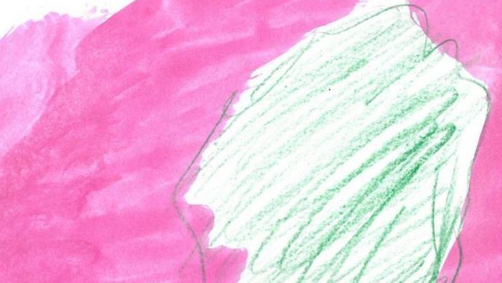 Die Linde pflanzten die Poxdorfer aus Ost und West gemeinsam.  Foto: privat, gemalt von Marie