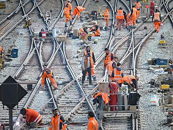 Bauarbeiten Am M&uuml;nchner Hauptbahnhof