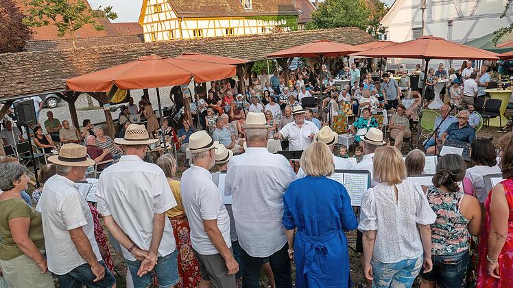 Der Chor Schabeso verzauberte das Publikum.