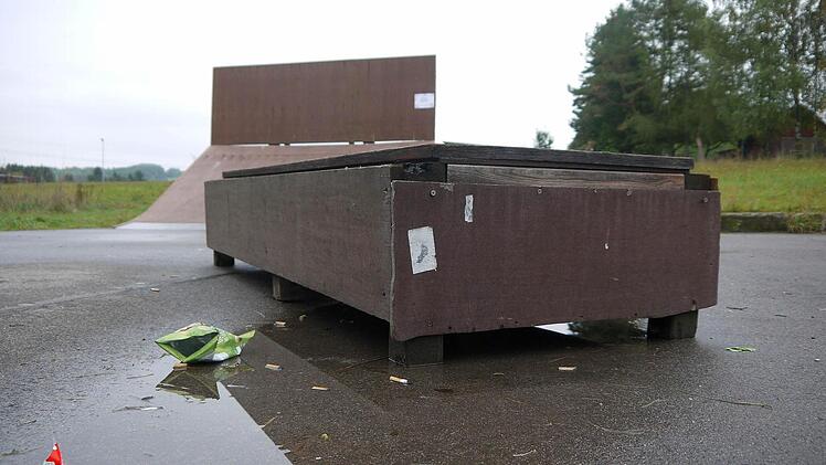 Der Skater-Park in Weidhausen ist derzeit geschlossen. Foto: Berthold Köhler