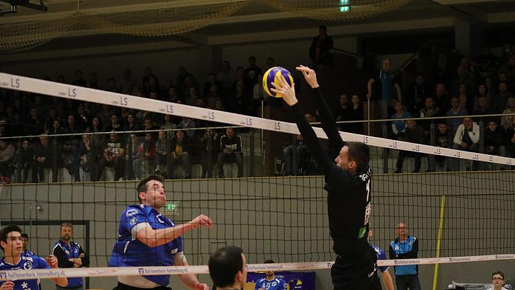 Impressionen aus der Saaletalhalle vom 3:0-Sieg der Hammelburg Volleys über Mainz.Jens Feistel