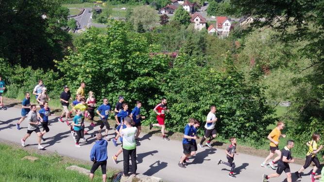 Startschuss für die 200 Teilnehmer am Fünf-Kilometer-Lauf  Fotos: Heike Schülein