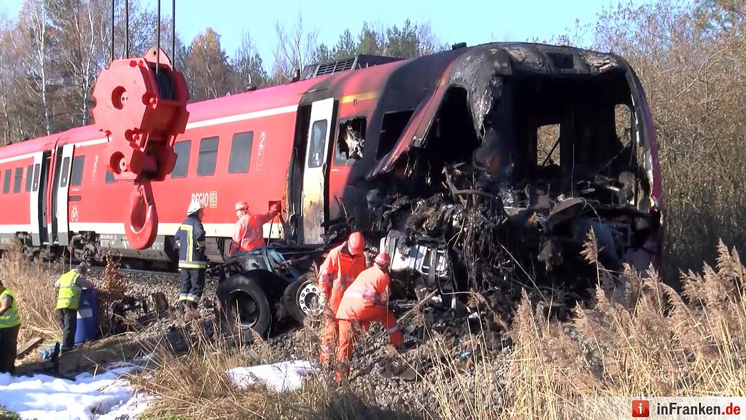 Bergung nach Zugunglück in Freihung