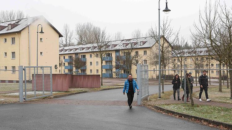 Einblicke vom Gelände der Aufnahmeeinrichtung. Foto: Harald Rieger