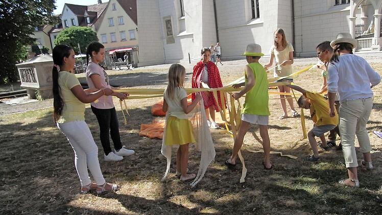 Beim Musical waren die Kinder eifrig bei der Sache.  Foto: pr