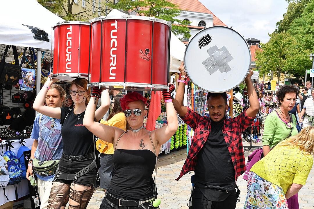 Umzug beim Samba-Festival in Coburg