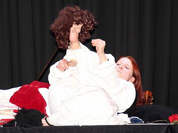 Anne Klinge kam mit ihrem Fußtheater gut an. Fotos: Johanna Blum