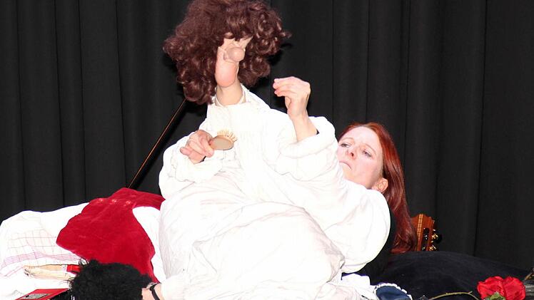 Anne Klinge kam mit ihrem Fußtheater gut an. Fotos: Johanna Blum