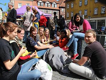 Ein gelungenes Fest feierte Coburg mit seinen 112 Nationen gestern auf dem Albertsplatz. Fotos: Christiane Lehmann