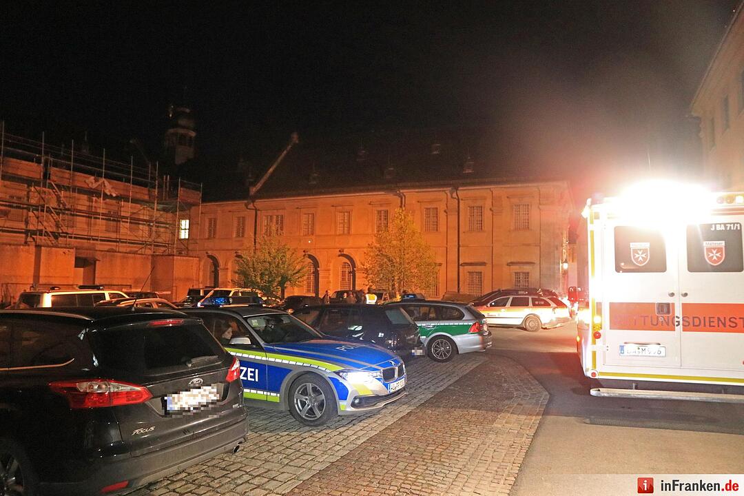 Großeinsatz: Aufstand in Justizvollzugsanstalt in Ebrach