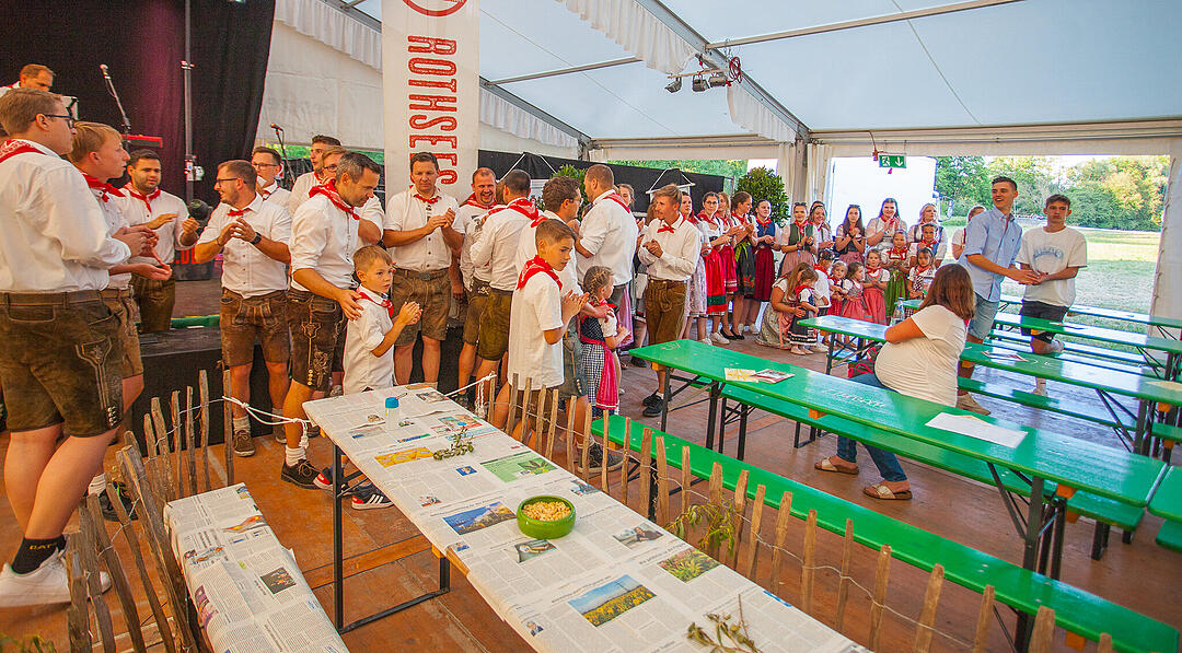 Grandioser Auftakt mit den Rothsee Musikanten.