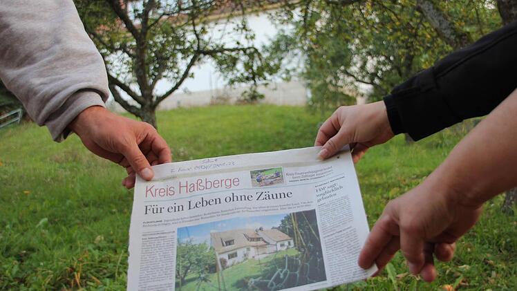 Sollte das Wohnprojekt so kommen, wie es die Kinder- und Jugendhilfe Eltmann plant, dann wünschen sich die Anwohner Zäune, um ihre Privatsphäre zu schützen. Foto: Sarah Dann