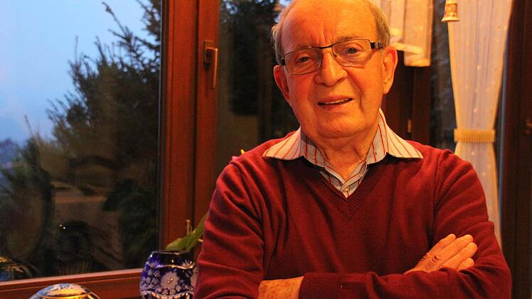 Norbert Binder war sieben Jahre alt, als er mit seinen beiden Brüdern, seiner Mutter und seinen Großeltern aus Tschechien vertrieben wurde. In Hammelburg hat er eine neue Heimat gefunden.  Foto: Anja Greiner