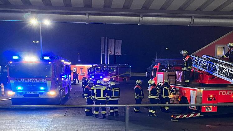 Brand in Industriebetrieb