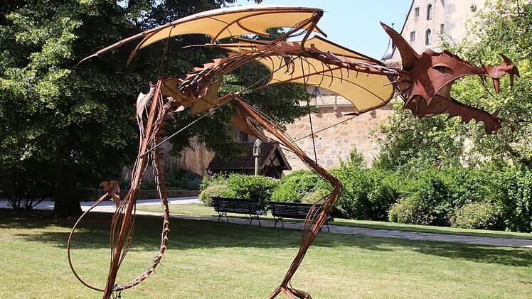Zeit der Drachen auf der Veste Coburg: Mit einer Skulptur  von Drachenschmied Udo Geisel aus Marburg. Carolin Herrmann