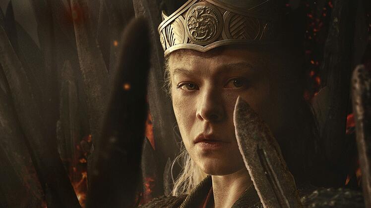 Rhaenyra (Emma D'Arcy) k&auml;mpft um ihren Thron, doch der Preis ist hoch.