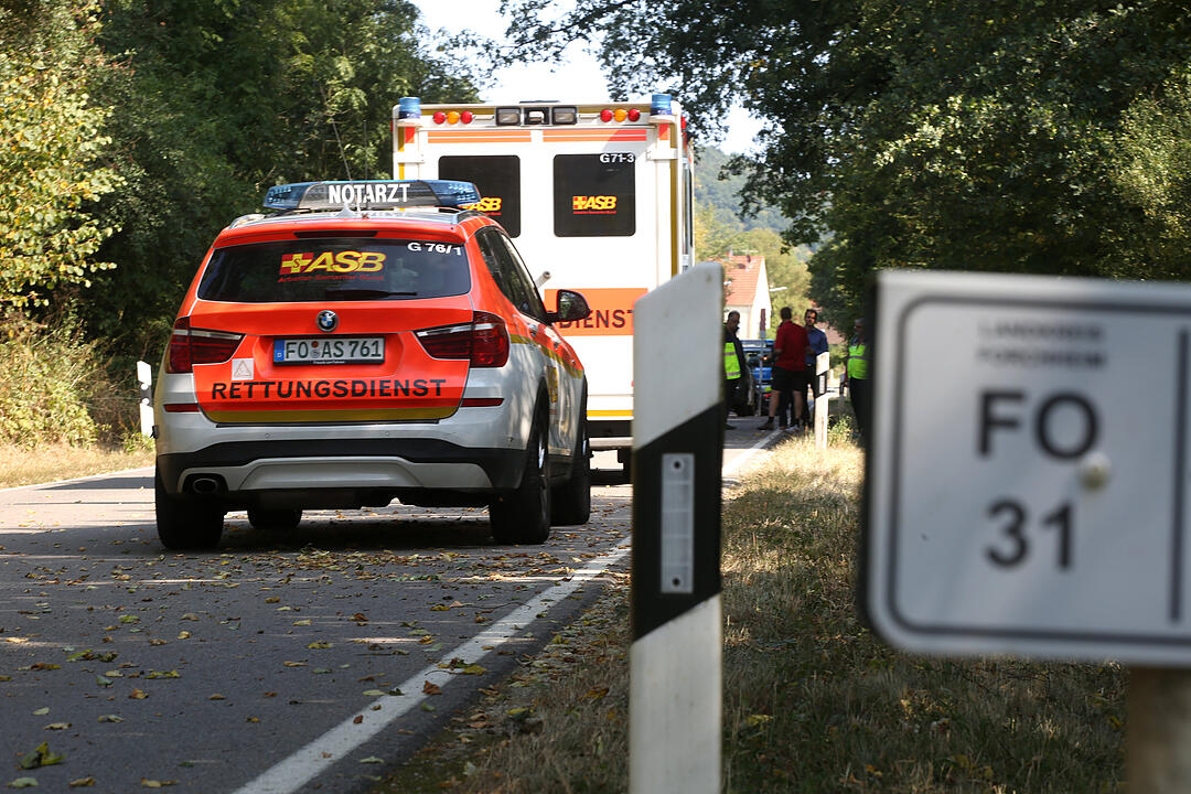 Unfall im Kreis Forchheim: 63-jähriger Radler stirbt vor den Augen seiner Frau