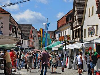 Auf dem Altstadtfest in Ebermannstadt Foto: Karl Heinz Wirth