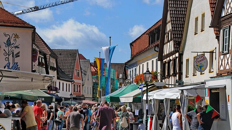 Auf dem Altstadtfest in Ebermannstadt Foto: Karl Heinz Wirth