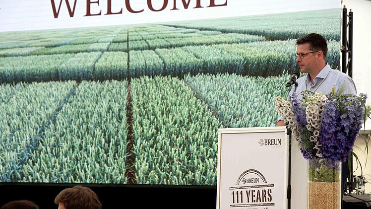 Martin Breun stellt die Firma vor Foto: Richard Sänger