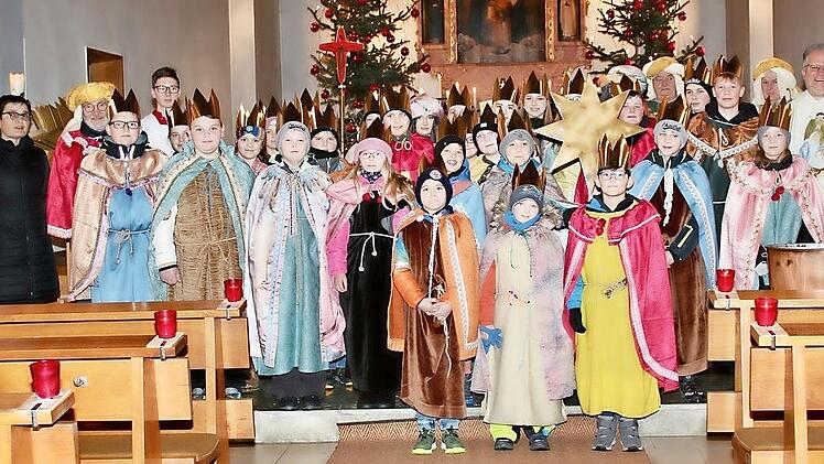 Die Sternsinger aus Hochstadt haben für Kolumbien und Kenia gesammelt.