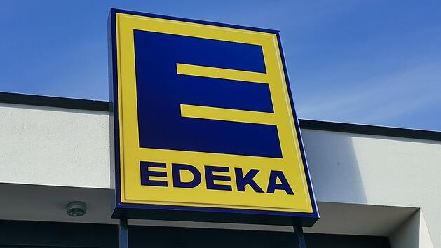 Supermarkt: Logo einer Edeka-Filiale