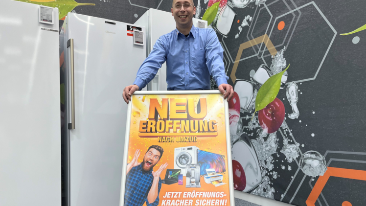 Große Neueröffnung nach Umzug: expert Jakob in Lichtenfels feiert mit Eröffnungs-Krachern