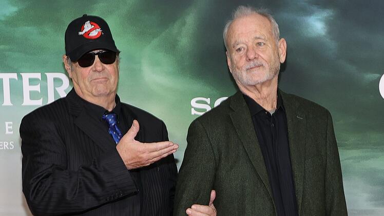 Dan Aykroyd (links) und Bill Murray waren in den beiden neuen "Ghostbusters"-Filmen erneut dabei.