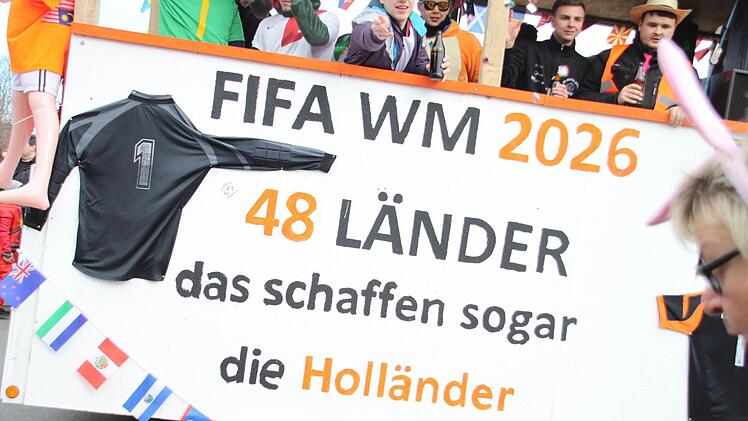 Der Faschingsumzug in Ebensfeld, Foto: Sarah Stieranka