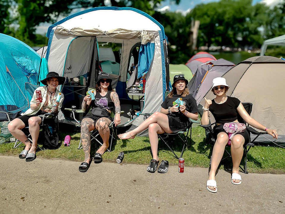 So schön war es bei Rock im Park am Samstag - Camping
