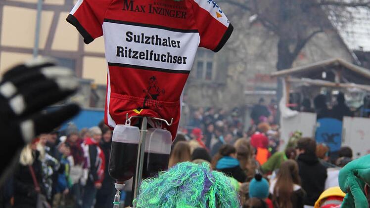 Faschingszug durch Sulzthal