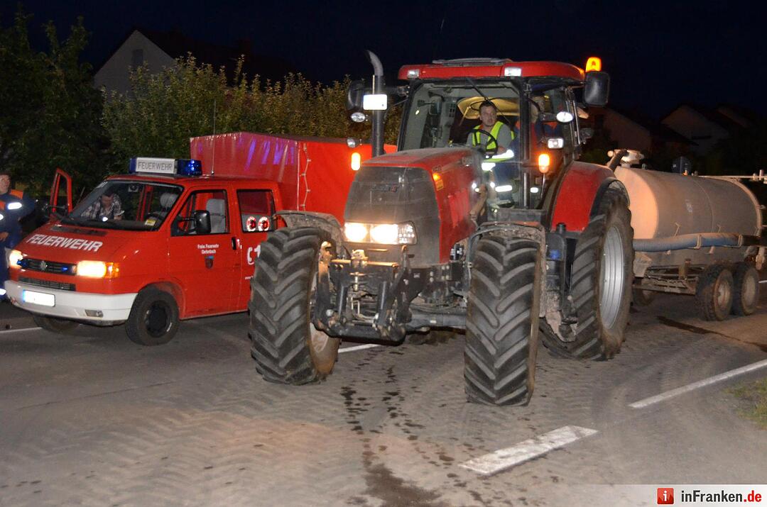 Brand im Sägewerk Untererthal