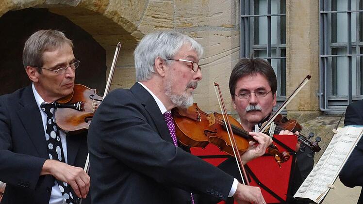 Impressionen von der Serenade mit dem Collegium musicum auf der Veste CoburgFoto: Jochen Berger