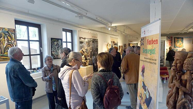 Die Ausstellung "Farben des Senegal" ist noch bis 20. Oktober geöffnet.   Foto: Richard Sänger
