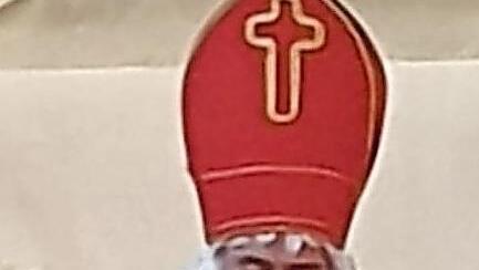 Am Sonntag besuchte "Nikolaus" Tom Sauer die Kinder in der Steinberger Pfarrkirche. Foto: privat