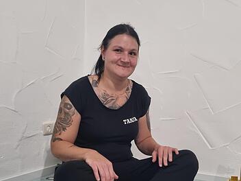 Tanja Winkler in ihrer R&auml;uberh&ouml;hleSandra Kupfer